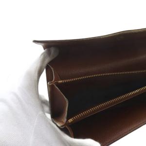 ルイヴィトン LOUIS VUITTON モノグラム ポシェット ポルト モネ クレディ 長財布 茶色 ブラウン M61723 /SR ■OH レディース