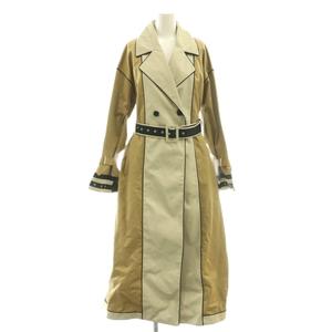 未使用品 アメリヴィンテージ Ameri VINTAGE シームトレンチコート ロング F ベージュ /MY ■OS レディース