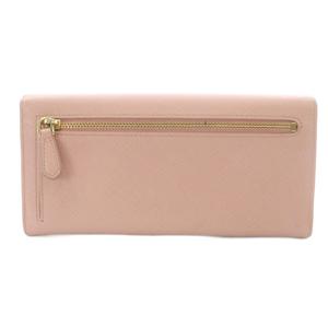 プラダ PRADA サフィアーノ パスケース付き 長財布 レザー ロゴ ピンク 1MH132 /SR ■OH レディース