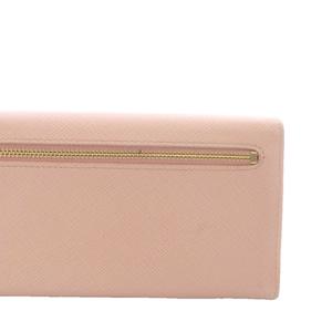 プラダ PRADA サフィアーノ パスケース付き 長財布 レザー ロゴ ピンク 1MH132 /SR ■OH レディース