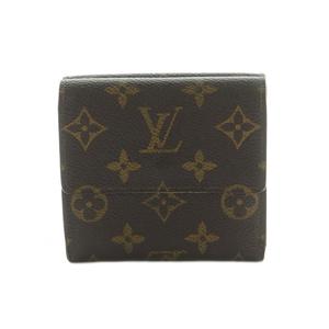 ルイヴィトン LOUIS VUITTON ポルトフォイユエリーズ 財布 二つ折り 小銭入れ モノグラム柄 茶 M61654 /MI ■OS ■OH レディース