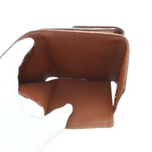 ルイヴィトン LOUIS VUITTON ポルトフォイユエリーズ 財布 二つ折り 小銭入れ モノグラム柄 茶 M61654 /MI ■OS ■OH レディース