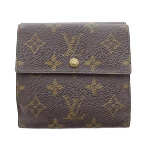 ルイヴィトン LOUIS VUITTON MALLETIER モノグラム Wホック財布 茶色 ブラウン /SR ■SH ■OH レディース