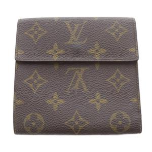 ルイヴィトン LOUIS VUITTON MALLETIER モノグラム Wホック財布 茶色 ブラウン /SR ■SH ■OH レディース