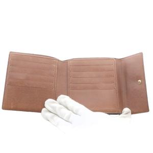 ルイヴィトン LOUIS VUITTON MALLETIER モノグラム Wホック財布 茶色 ブラウン /SR ■SH ■OH レディース