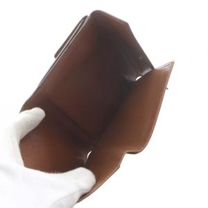 ルイヴィトン LOUIS VUITTON MALLETIER モノグラム Wホック財布 茶色 ブラウン /SR ■SH ■OH レディース