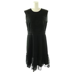 ヴィヴィアンタム VIVIENNE TAM 近年モデル Pomegranate flower lace ドレス ワンピース 40 黒 /SY ■OS レディース