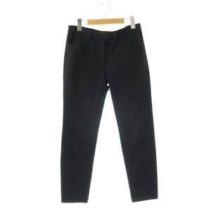 プラダ PRADA テーパードスキニーパンツ ジッパーフライ 38S ブラック /DO ■OS ■SH レディース