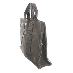 エルメス HERMES エールライン PM キャンバストートバッグ ハンド グレー /SS ■OS ■OH レディース