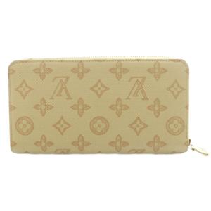 ルイヴィトン LOUIS VUITTON モノグラム ジッピーウォレット キャンバス 長財布 ロング ラウンドファスナー ロゴ 総柄 ベージュ M27685 /BB ■OH メンズ