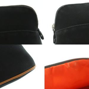 エルメス HERMES ボリードポーチ20 ミニ ポーチ 黒 /MI ■OS ■OH レディース