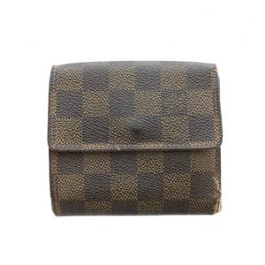 ルイヴィトン LOUIS VUITTON 財布 三つ折り 小銭入れ 札入れ ダミエ ポルトモネ・ビエ・カルトクレデ  茶色 ブラウン N61652 /RI ■OS ■OH メンズ レディース