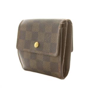 ルイヴィトン LOUIS VUITTON 財布 三つ折り 小銭入れ 札入れ ダミエ ポルトモネ・ビエ・カルトクレデ  茶色 ブラウン N61652 /RI ■OS ■OH メンズ レディース