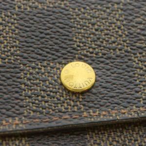 ルイヴィトン LOUIS VUITTON 財布 三つ折り 小銭入れ 札入れ ダミエ ポルトモネ・ビエ・カルトクレデ  茶色 ブラウン N61652 /RI ■OS ■OH メンズ レディース