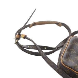 ルイヴィトン LOUIS VUITTON モノグラム ダヌーブ ショルダーバッグ ワンショルダー ブラウン M45266 /YO28 ■OH メンズ レディース