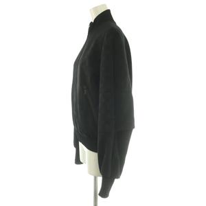 ルイヴィトン LOUIS VUITTON 22SS RW221WW D97 FMJA26 エンボスモノグラム ジップアップジャケット アウター ブルゾン 38 黒 ブラック /NR ■OS レディース