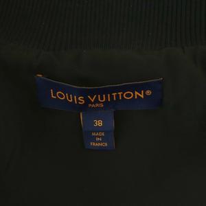 ルイヴィトン LOUIS VUITTON 22SS RW221WW D97 FMJA26 エンボスモノグラム ジップアップジャケット アウター ブルゾン 38 黒 ブラック /NR ■OS レディース