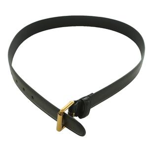 グッチ GUCCI ロゴバックルレザーベルト 黒 ブラック /SS ■OS ■OH レディース