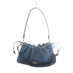 コーチ COACH 3WAY クロスボディ デニムバッグ クラッチバッグ ハンドバッグ ショルダーバッグ 青 ブルー CAK37 /MI ■OS レディース
