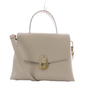 チャールズ&キース  CHARLES&KEITH ストーンエンベリッシュド ハンドルバッグ ショルダーバッグ 2way クリーム /YO6 レディース