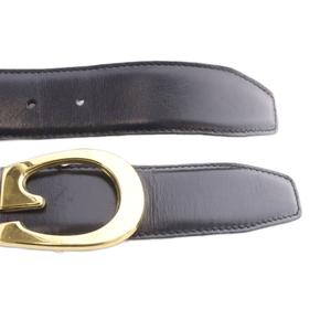 グッチ GUCCI Gバックル レザーベルト 70/28 黒 ブラック 036 194 0956 /SR ■SH レディース