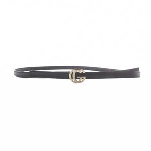 グッチ GUCCI インターロッキング GG ベルト 黒 ブラック 70・28・037 /SR ■OH レディース