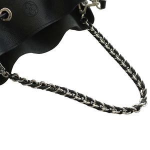 ルイヴィトン LOUIS VUITTON ベラ マヒナ レザー モノグラム パターン 2WAY ハンドバッグ ワンハンドル ショルダー チェーン ロゴ パンチング加工 ワンカラー 黒 ブラック M57070 /BB ■OH レディース