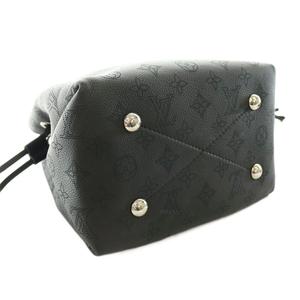 ルイヴィトン LOUIS VUITTON ベラ マヒナ レザー モノグラム パターン 2WAY ハンドバッグ ワンハンドル ショルダー チェーン ロゴ パンチング加工 ワンカラー 黒 ブラック M57070 /BB ■OH レディース