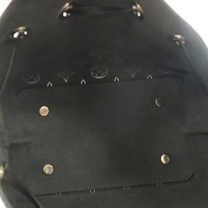 ルイヴィトン LOUIS VUITTON ベラ マヒナ レザー モノグラム パターン 2WAY ハンドバッグ ワンハンドル ショルダー チェーン ロゴ パンチング加工 ワンカラー 黒 ブラック M57070 /BB ■OH レディース