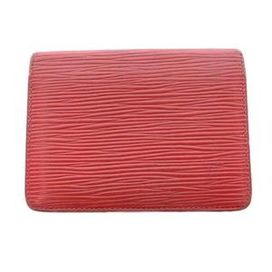 ルイヴィトン LOUIS VUITTON エピ パスケース カードケース 赤 レッド M63207 /SR ■OH レディース