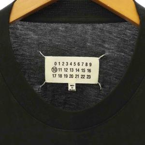 マルタンマルジェラ 10 Martin Margiela 10 クラシック プレーンTシャツ クルーネック コットン 半袖 XXS 黒 ブラック S50GC0672 /HS ■OS メンズ