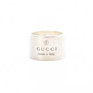 グッチ GUCCI 指輪 リング ロゴ アイコン 10号 925 シルバー /SR レディース
