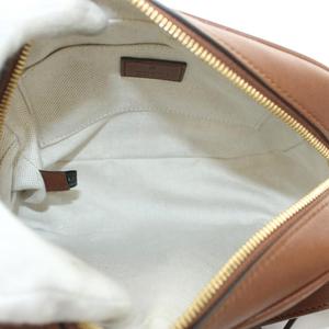 グッチ GUCCI ブロンディ ショルダーバッグ レザー GGロゴ インターロッキング ワンカラー タッセル 茶 ブラウン 742360 /BB ■OH ■SH レディース