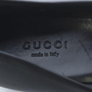 グッチ GUCCI パンプス ハイヒール GGマーモントバックル レザー 35.5 ブラック /YO39 レディース