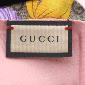 グッチ GUCCI スカーフ ネックボウ GGフローラ ベージュ ピンク 609317 /YO27 ■OH レディース