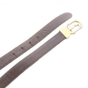 グッチ GUCCI インターロッキングG レザーベルト ブラック /YO28 ■OH レディース
