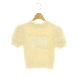 ダーリッチ Darich 24AW ファンシーヤーンニットトップス セーター 半袖 F オフホワイト /DO ■OS レディース