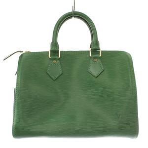ルイヴィトン LOUIS VUITTON エピ スピーディ25 ハンドバッグ ミニボストン LVロゴ レザー ワンカラー ボルネオグリーン M43014 /BB ■OH レディース