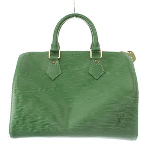 ルイヴィトン LOUIS VUITTON エピ スピーディ25 ハンドバッグ ミニボストン LVロゴ レザー ワンカラー ボルネオグリーン M43014 /BB ■OH レディース