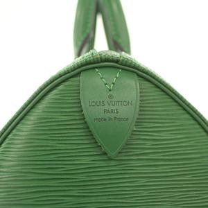 ルイヴィトン LOUIS VUITTON エピ スピーディ25 ハンドバッグ ミニボストン LVロゴ レザー ワンカラー ボルネオグリーン M43014 /BB ■OH レディース