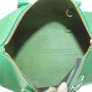 ルイヴィトン LOUIS VUITTON エピ スピーディ25 ハンドバッグ ミニボストン LVロゴ レザー ワンカラー ボルネオグリーン M43014 /BB ■OH レディース