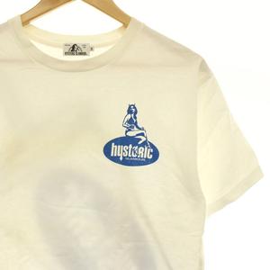 ヒステリックグラマー HYSTERIC GLAMOUR SOFT DRINK Tシャツ カットソー半袖 S 白 ホワイト 青 ブルー /NR ■OS ■SH メンズ