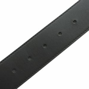 グッチ GUCCI パール付き ダブルG ワイド ベルト レザー 80/32 黒 ブラック 453260 /MI ■OS ■OH ■SH レディース