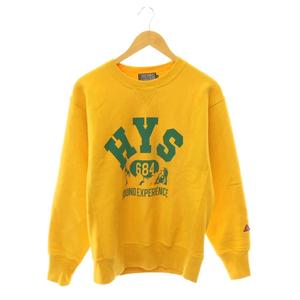 ヒステリックグラマー HYSTERIC GLAMOUR SOUND EXPERIENCE スウェット プルオーバー 長袖 M イエロー /HK ■OS ■SH メンズ