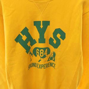 ヒステリックグラマー HYSTERIC GLAMOUR SOUND EXPERIENCE スウェット プルオーバー 長袖 M イエロー /HK ■OS ■SH メンズ