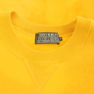 ヒステリックグラマー HYSTERIC GLAMOUR SOUND EXPERIENCE スウェット プルオーバー 長袖 M イエロー /HK ■OS ■SH メンズ