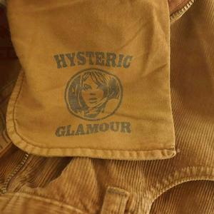 ヒステリックグラマー HYSTERIC GLAMOUR ブーツカットコーデュロイパンツ ジッパーフライ M キャメル /HK ■OS ■SH メンズ