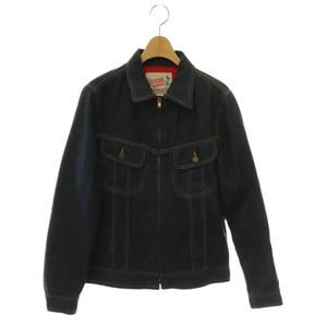 ヒステリックグラマー HYSTERIC GLAMOUR デニムジップアップジャケット ブルゾン S ネイビー /HK ■OS ■SH メンズ