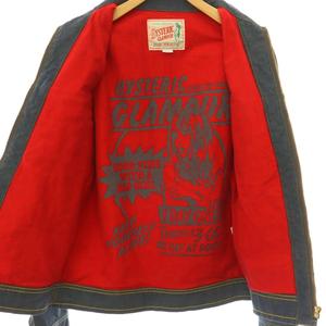 ヒステリックグラマー HYSTERIC GLAMOUR デニムジップアップジャケット ブルゾン S ネイビー /HK ■OS ■SH メンズ