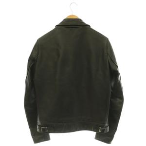 ヒステリックグラマー HYSTERIC GLAMOUR × Lewis Leathers NEBRASKA シングルライダースジャケット アウター ジップアップ レザー S 黒 ブラック /NR ■OS メンズ